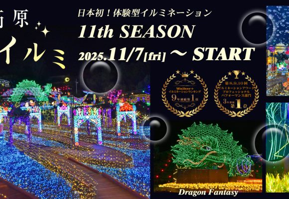 2025年11月7日（金）スタート！！ 日本初！体験型イルミネーション 「伊豆高原グランイルミ ～11th SEASON～」